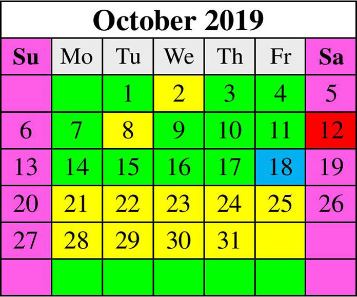 October Month