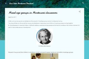 Mixed age groups in Montessori classrooms
